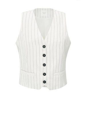 Gilet de costume rayé Yaya