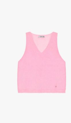 Débardeur rose fluo Please
