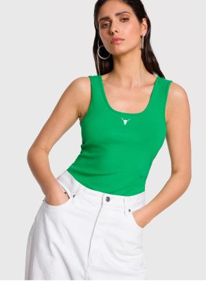 Tank top vert Alix The Label