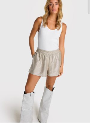 Short doré Alix The Label