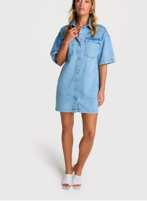 Robe en jeans Alix The Label