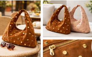 SAC EN DAIM AVEC CLOUS