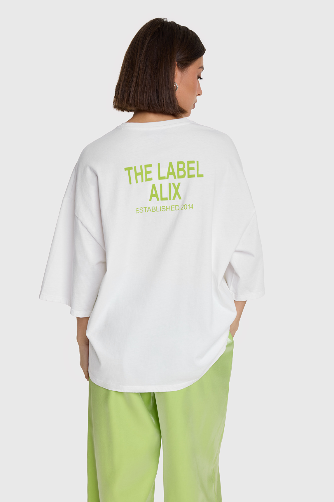 TSHIRT ALIX BLANC VERT 1