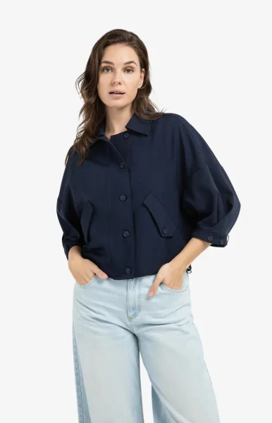 VESTE BLEU MARINE YAYA 2