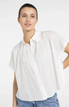 CHEMISE SANS MANCHES AVEC BOUTONS YAYA