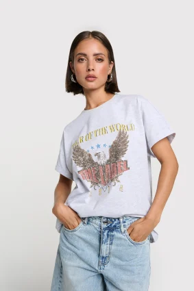 T-SHIRT GRIS ALIX THE LABEL