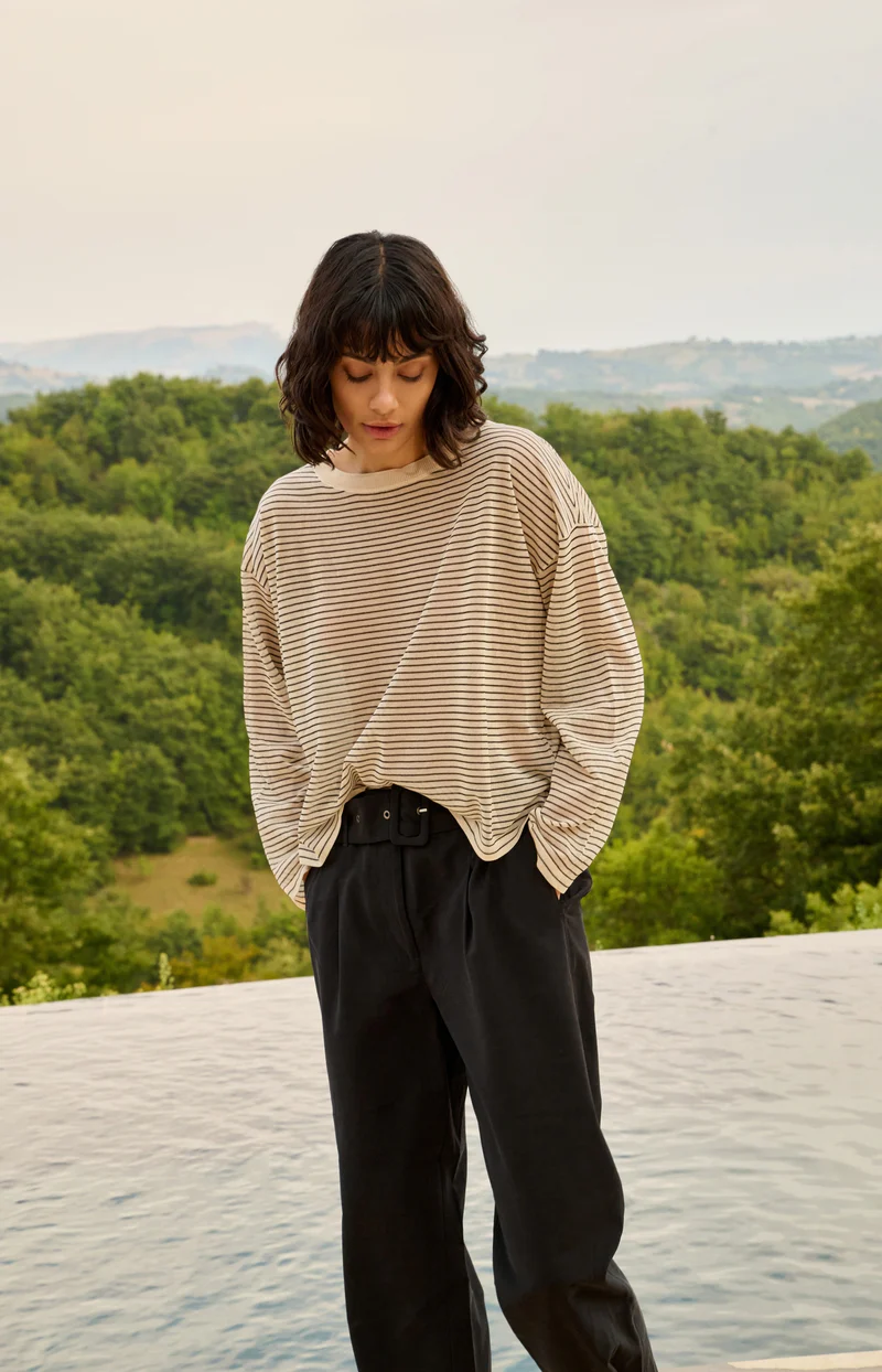 pull en maille rayure yaya pull en maille rayure yaya