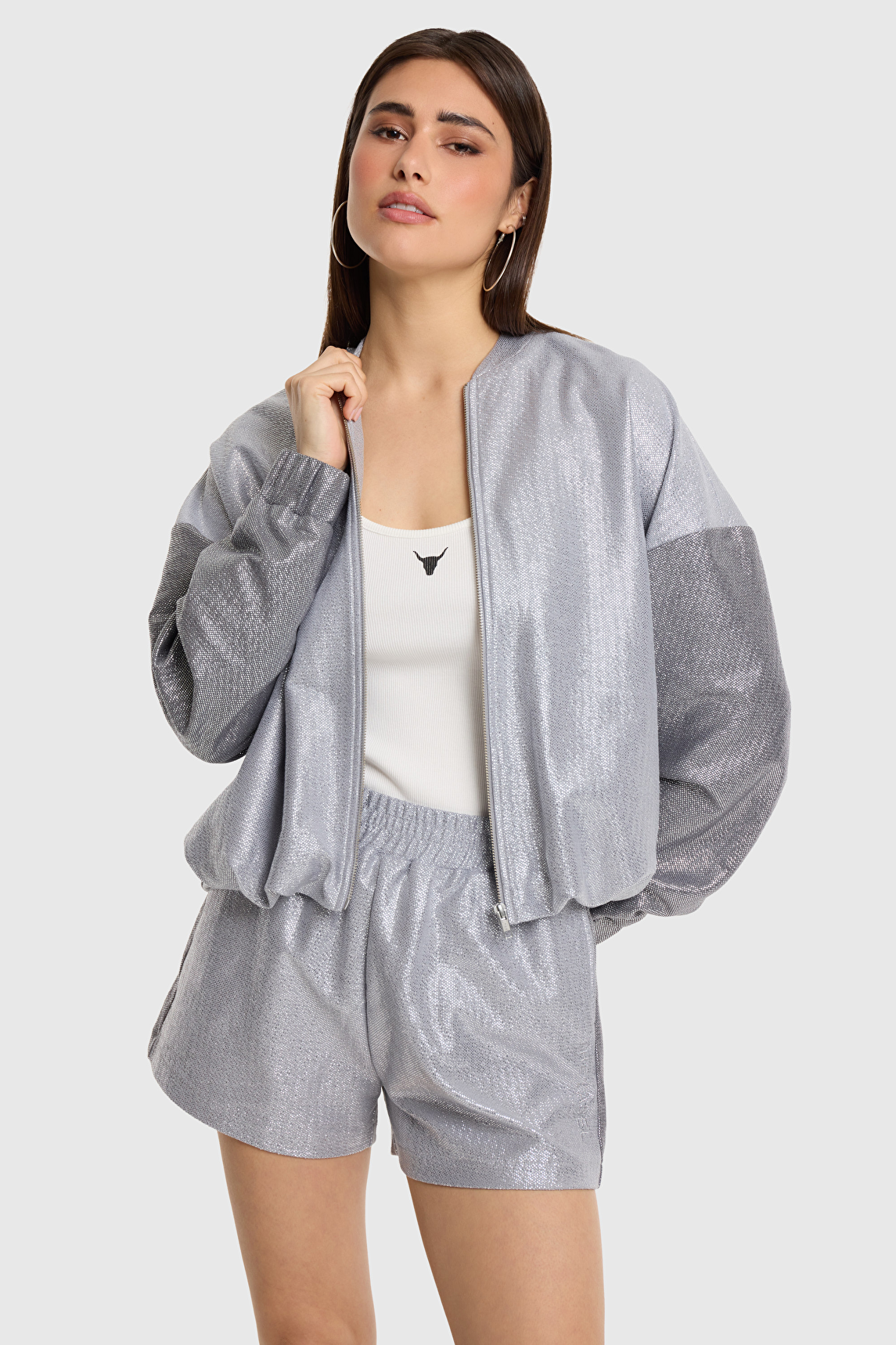 SHORT GRIS ALIX