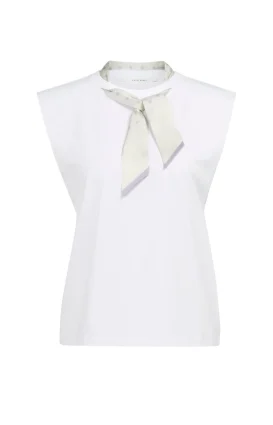 T-SHIRT SANS MANCHES PLUS FOULARD YAYA