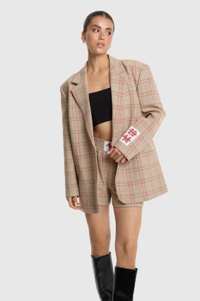 VESTE À CARREAUX OVERSIZE ALIX THE LABEL